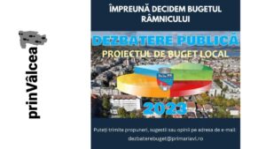 Proiectul bugetului local al Râmnicului pe anul 2023 - dezbatere publică