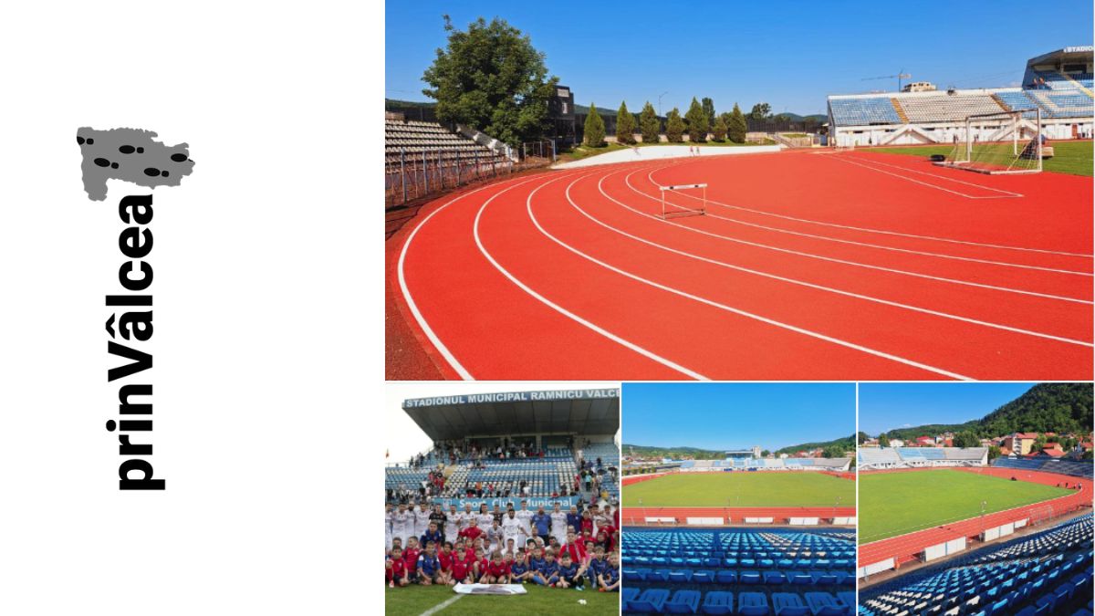 Acces liber pentru antrenamente la pista de atletism reabilitată a Stadionului Municipal Râmnicu Vâlcea